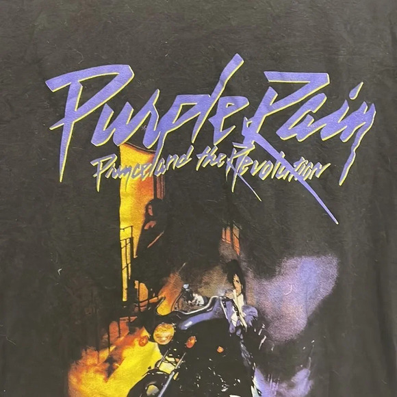 PRINCE Purple Rein Mens tee shirt - Picture 4 of 8